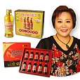 金蔘-6年根高麗人蔘蔘芝王禮盒(1盒)+高麗人蔘精華液(1盒)_素食可食
