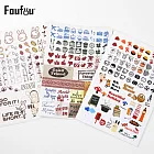 《Foufou》手帳貼紙組合 (九張入)