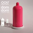 【OOU】 生活創意 DOMDOM 套套 牙籤盒桃紅