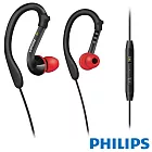 PHILIPS SHQ3017 iPhone專用耳掛式運動款線控耳機麥克風