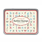 Cavallini_Rubber Stamp印章組(復古小寫字母)