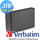 Verbatim 威寶 3TB USB3.0 3.5吋 節能備份外接硬碟