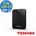 TOSHIBA Canvio Connect 500GB USB3.0 2.5吋行動硬碟黑色