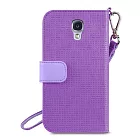 Belkin 皮夾式 保護套 Galaxy S4紫色