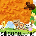 【Siliconezone 】施理康ZOO耐熱巧克力模/冰模-橘老虎