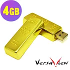 VersaView金亮系列-金條造型隨身碟 4G