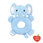 【 美國 Apple Park 】有機棉手搖鈴啃咬玩具 - 藍色大象