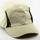 Speed超輕量 防曬運動高爾夫GOLF戶外遮陽帽 (淺米黃)