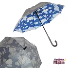 【雨傘王】BigRed天空之傘-灰色☆雙層傘布 防曬加倍 自動直傘