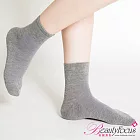 BeautyFocus台灣製精梳棉1/2棉襪B9-32FREE灰色