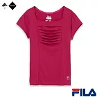 FILA女性Yoga造型短衫5TEM-5601-RP-S(40)亮麗桃