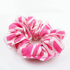 【PinkyPinky Boutique】浪漫套色雪紡大腸髮圈 (玫瑰粉)