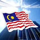 【國旗商品創意館】馬來西亞國旗飄揚抗ＵＶ、防水貼紙2入／Malaysia／世界多國款可選購