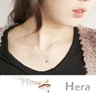 【Hera】赫拉 韓國飾品五角海星短項鍊/鎖骨鍊(玫瑰金)