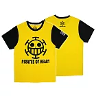 航海王-潮流T-shirt(羅)S黃色