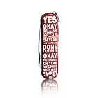 VICTORINOX 限量迷你七用印花瑞士刀-YES OR NO