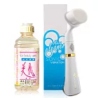 【北川本家】深層潔顏美肌組（純米清酒化妝水 300ml + Biocom洗臉機）