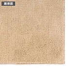 [MUJI 無印良品]聚酯短纖圈絨地毯/米色/100x140