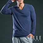 【ELLE HOMME】新一代保暖發熱衣《超值2件組》L灰色