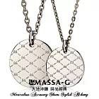 MASSA-G Deco純鈦系列【M. Class】純鈦對鍊(M01)S-45cm+S-45cm