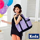 【KEDS】第六代人見人愛全帆布大包-ANNA紫黑