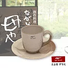 長谷園伊賀燒-日式杯盤組-粉引掛分