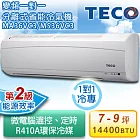 TECO東元變頻一對一分離式冷氣 7-9坪  MA36VC3 MS36VC3