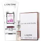 LANCOME蘭蔻 UV光透柔白BB霜4個+愛戀限定升級版(30ml)送美好人生小香