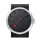 Mondaine 瑞士國鐵雙面錶帶限量錶-黑/35mm
