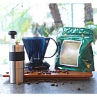 哈亞咖啡【旅人最愛 - 系列】聰明濾器 + MINI磨豆機 + 獨家咖啡豆200g