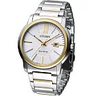 CITIZEN Eco-Drive 光電時尚紳士錶 AW1214-57A