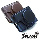 SPLASH 手工皮套 For SONY RX100 專用 (兩件式)   黑