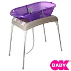 【OKbaby】嬰兒澡盆(豪華版)+專用折疊架