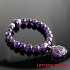石頭記 富貴蓮花8mm紫水晶手鍊紫水晶