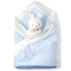美國Bunnies By The Bay海灣兔，抱毯藍兔，Glad Greams Blanket-Blue