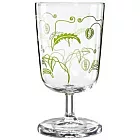 BodaNova Blossom花卉系列綠色玻璃杯, 2入 (250c.c.)