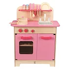 德國Hape愛傑卡 廚房系列-大型廚具台(粉色)
