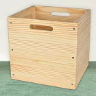 《原木風》黃松木收納箱/工具箱/格架專用配套箱
