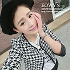 EOWYN。個性千鳥格小西裝外套(現+預)單一色S