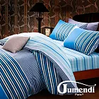 【Jumendi-現代爵士】雙人四件式精梳棉兩用被床包組