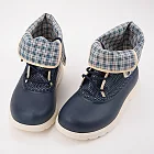 CCILU 馳綠 WASABI SPICY 軟膠蘇格蘭紋內裡工作靴22海軍藍