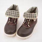 CCILU 馳綠 WASABI SPICY 軟膠蘇格蘭紋內裡工作靴22咖啡