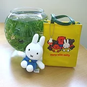 米飛miffy 提袋-黃綠方