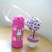 米飛miffy 寶特瓶提袋-粉紅