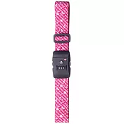 M Square TSA海關鎖行李帶桃紅