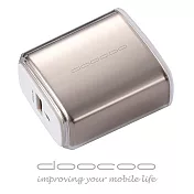 doocoo iQC 2.0 USB 急速充電器 (支援快速充電技術)香檳金