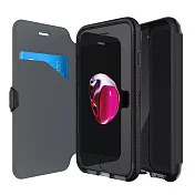 Tech21 英國超衝擊 Evo Wallet iPhone 7 防撞軟質保護皮套 - 黑