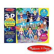 美國瑪莉莎 Melissa & Doug 貼紙簿 - 可重複貼 - 3D 時尚穿搭
