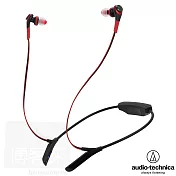 鐵三角ATH-CKS550BT紅色SOLID BASS藍牙無線耳機麥克風組