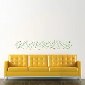《Smart Design》創意無痕壁貼◆點與線 四色可選草地綠